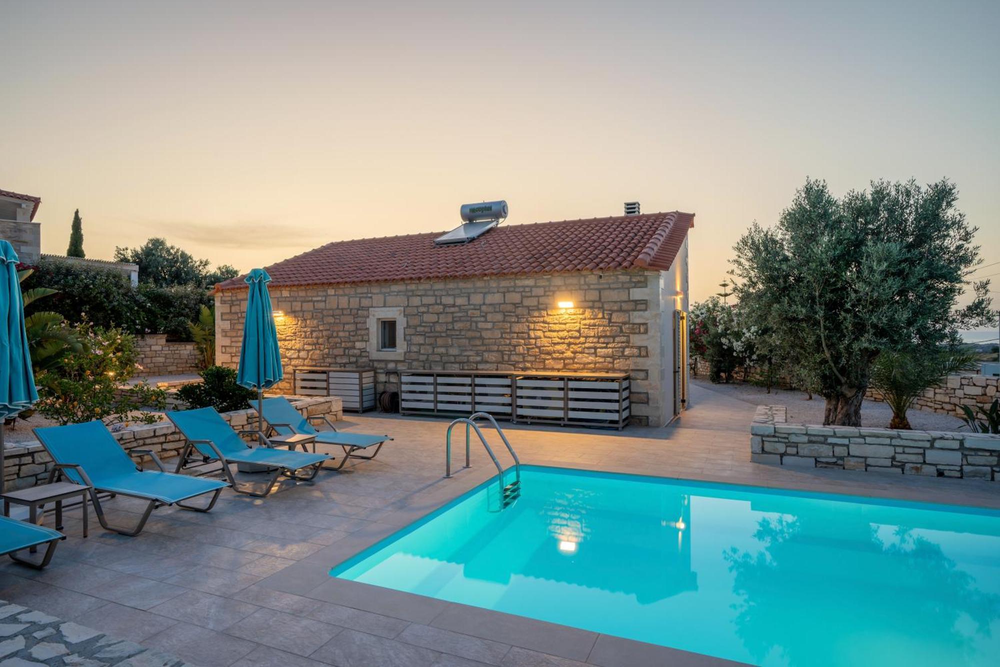 Villa Vasiliki Private Pool Erfoi Екстериор снимка