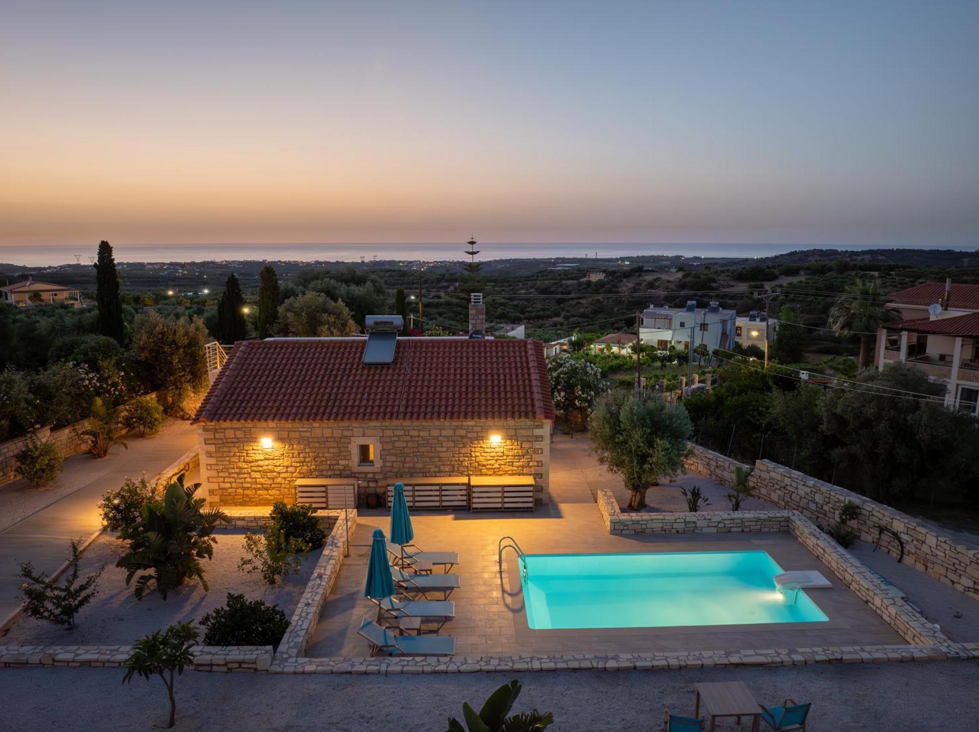 Villa Vasiliki Private Pool Erfoi Екстериор снимка